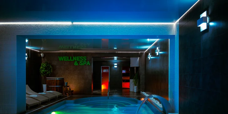 V ceně pobytu máte hodinový vstup do wellness.