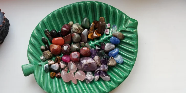 Na závěr zážitku si vyberete svůj magický krystal či polodrahokam.