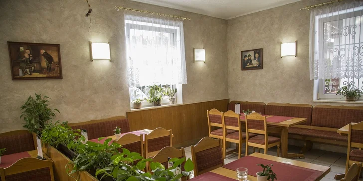 V restauraci se nasnídáte formou bufetu.