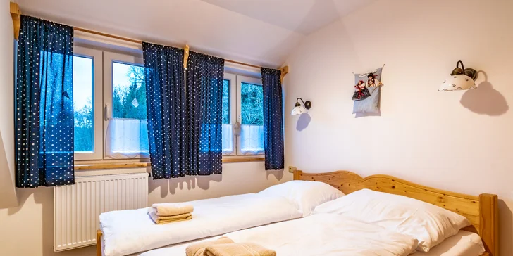 Na výběr je široké množství apartmánů s kapacitou pro 4 až 10 osob. 