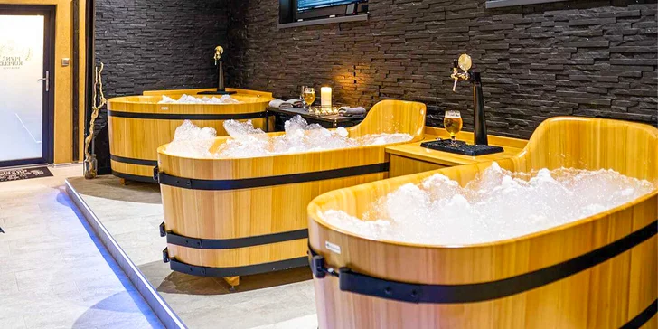 Pivné kúpele Babkovci: Privátny pivný wellness pre 2 až 4 osoby