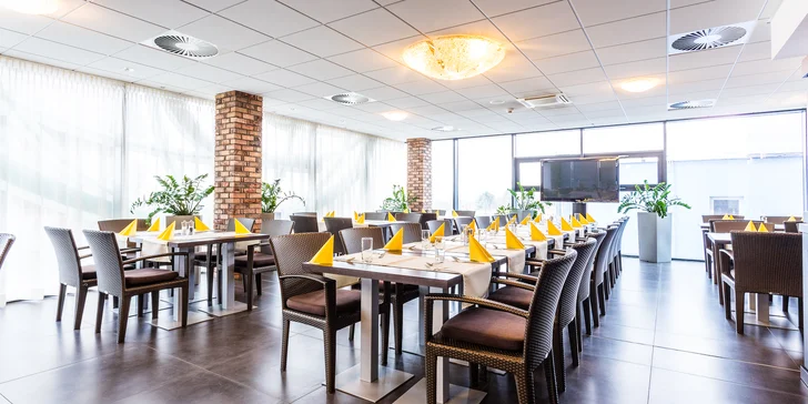 V elegantní restauraci vás čeká skvělá polopenze.