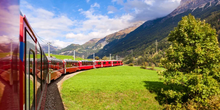 Trasa Bernina Expressu je součástí takzvané Rhétské dráhy zapsané na seznam UNESCO.