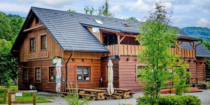 Dolní Lomná v Beskydech: rodinné apartmány s kuchyňkou i hodinka v privátním wellness