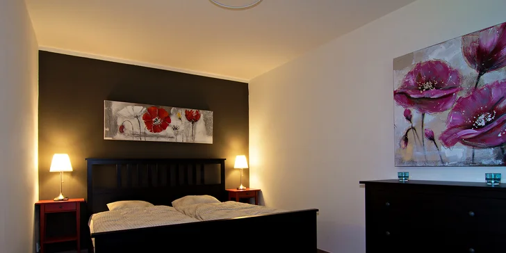V apartmánech De Luxe může bydlet až 6 osob.