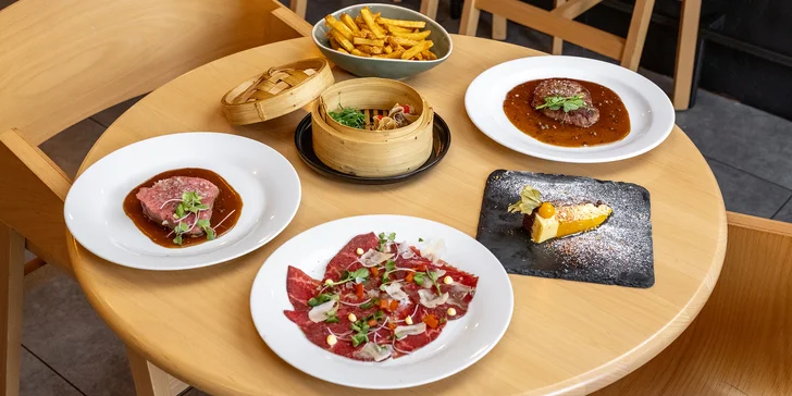 Asijské fusion degustační menu: Wagyu, steak ze svíčkové i kachna na kari
