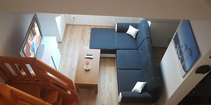  Apartmány sú zariadené pre potreby dvojíc aj štvorčlennú rodinu (na fotke apartmán 30).