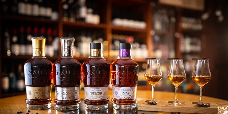 Počas degustácie ochutnáte exkluzívny Cognac NAUD