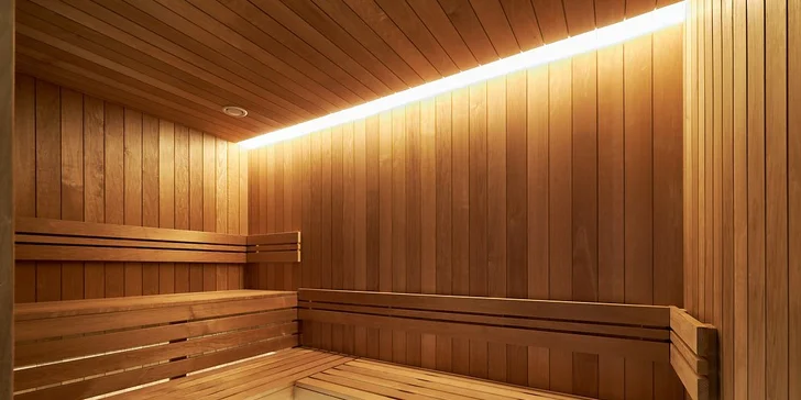 Svaly prohřejete v saunovém světě, kde je suchá, parní a infrasauna. 