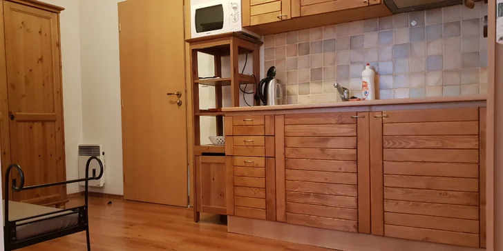 Všetky apartmány majú kuchynský kútik.