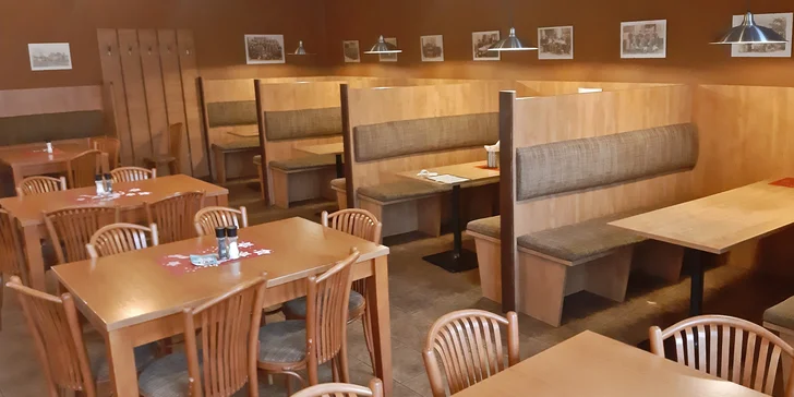 V pivovarské restauraci U Richarda není o skvělé jídlo ani pití nouze. 