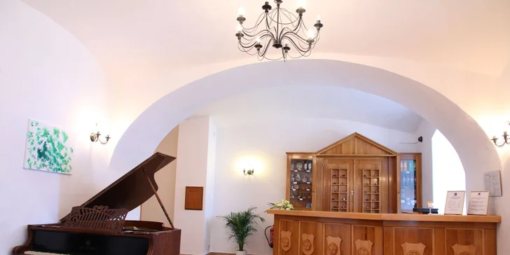 Zámecký hotel má skvělou atmosféru.