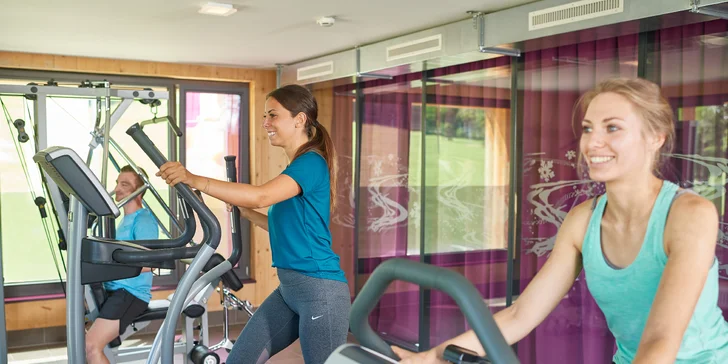 Do hotelového fitka aj wellness centra máte neobmedzený vstup.