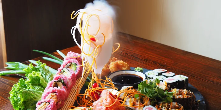 Sushi je zde i vizuální zážitek.