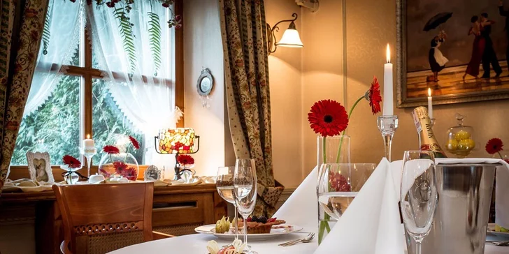 Skvělé zážitky vás čekají také v místní restauraci. 