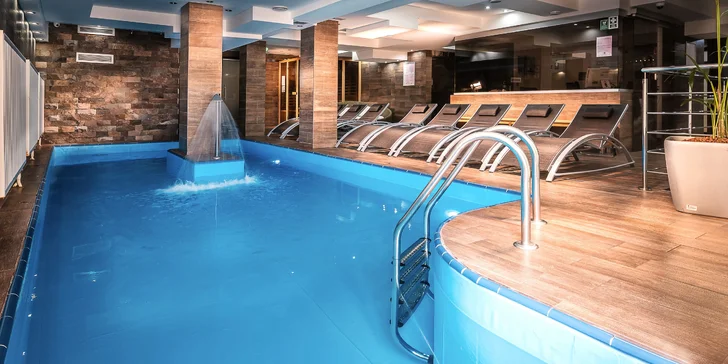 Vstup do hotelového wellness v Hotelu PIERIS*** je pro ubytované hosty v ceně.