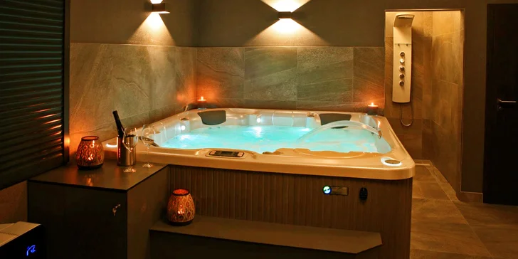 Uvolněte se: masáže, privátní vířivka, sauna i romantický balíček pro 2 osoby