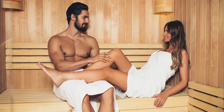 Privátní sauna a vstup do krytého bazénu pro 2–4 osoby