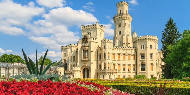 4* relax v Hluboké nad Vltavou se snídaní nebo polopenzí, wellness i kreditem na další služby