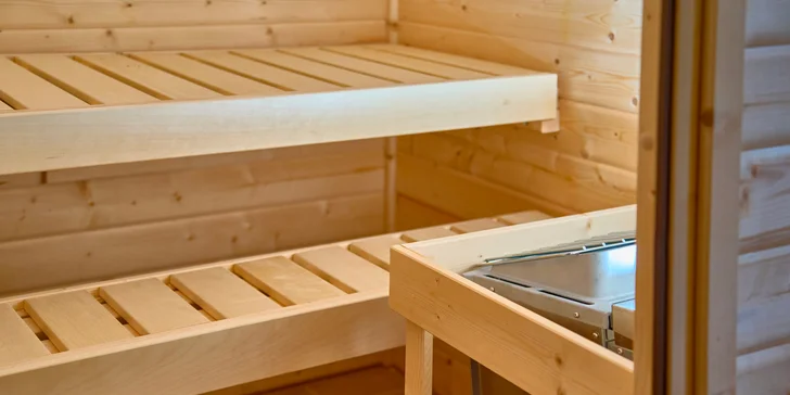 Súčasťou chaty je aj fínska sauna, do ktorej máte počas pobytu neobmedzený vstup.