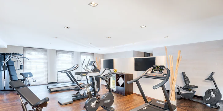 Kdykoli můžete zajít do fitness. 