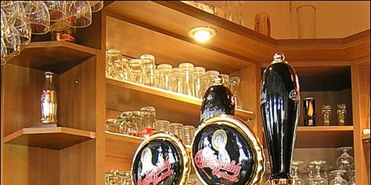 Jestli si k jídlu objednáte čepované pivo, lahev vína, nebo něco jiného – to už bude na vás. 