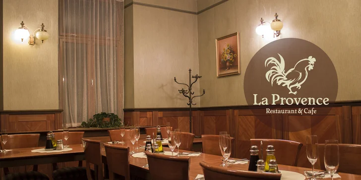 Luxusní tříchodové menu pro dva v La Provence