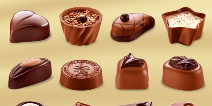 Výtečné čokoládové pralinky Lindt Hochfein Pralinés