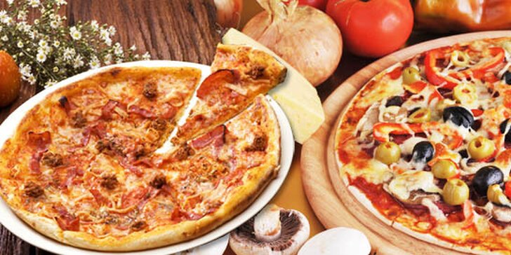 119 Kč za DVĚ pizzy dle výběru. Italská specialita na 10 způsobů, připravováno na dřevě v peci. Vyrazte do pohádkového Jičína!