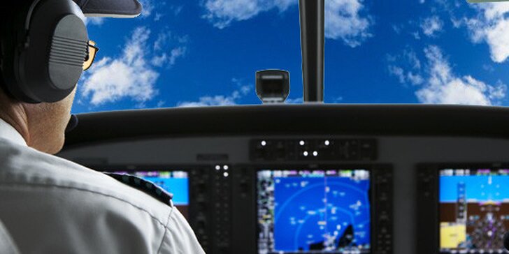 Kurz Pilotem nanečisto včetně letu ve skutečném letadle nebo 30minutový zážitek na simulátoru.