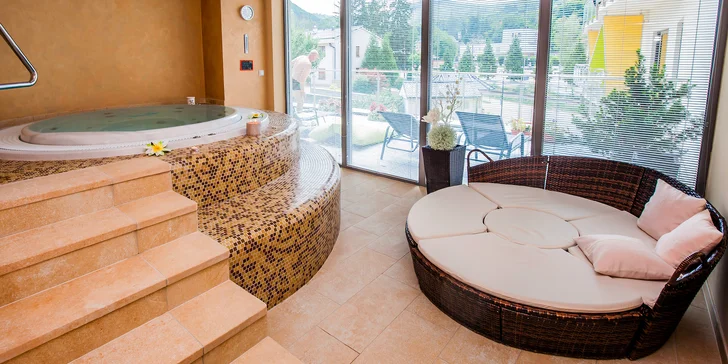 Během pobytu si užijete parádní lenošení ve wellness centru. 