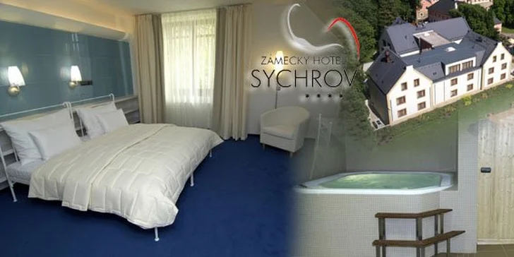 3990 Kč za dvě noci pro DVA v pohádkovém Zámeckém hotelu Sychrov. Luxusní pokoje, dvě romantické večeře při svíčkách, vířivka a mnohem víc v hodnotě 8150 Kč se slevou 51 %.