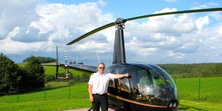 Pilotem vrtulníku Robinson R44 na zkoušku