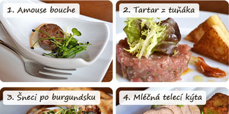 999 Kč za romantické menu v IL CONVENTO v ceně 2590 Kč pro dva! Tartar z tuňáka, telecí kýta, šneci po burgundsku a další speciality od věhlasného kuchaře.