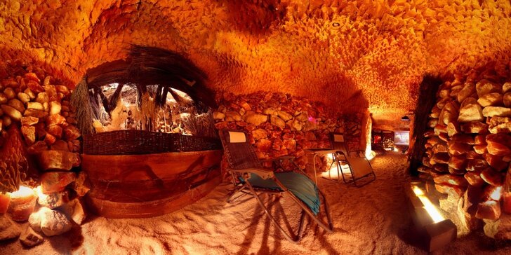 Privátní pobyt v Solné Jeskyni až pro 5 lidí