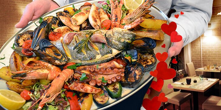 Rybí plato „Finestra di pesce“ pro 2 osoby v La Casa