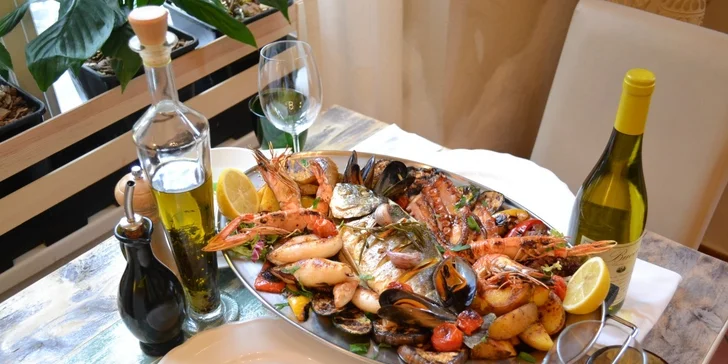 Rybí plato „Finestra di pesce“ pro 2 osoby v La Casa