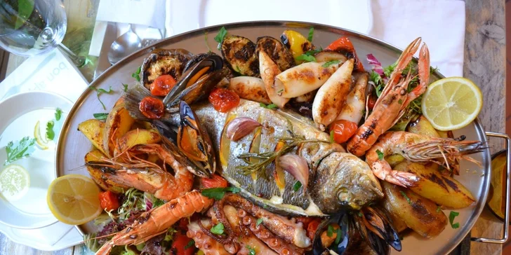Rybí plato „Finestra di pesce“ pro 2 osoby v La Casa