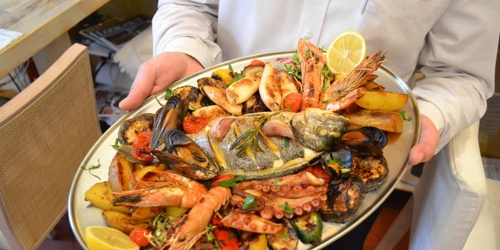 Rybí plato „Finestra di pesce“ pro 2 osoby v La Casa
