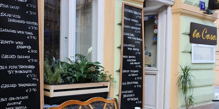 Rybí plato „Finestra di pesce“ pro 2 osoby v La Casa
