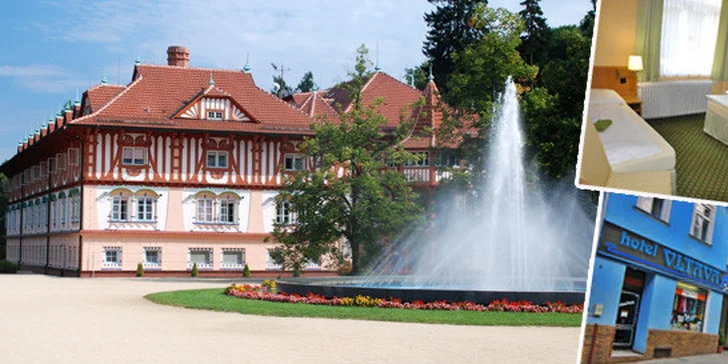 Pobyt v hotelu Vltava Luhačovice pro 2 osoby na 2 noci
