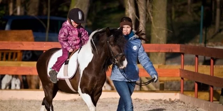 Projížďka na poníkovi a návštěva dalších zvířátek