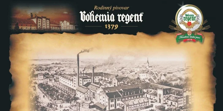 Rozšířená degustace v pivovaru Regent Třeboň vč. prohlídky pro 4 osoby