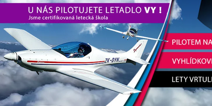 Staňte se na zkoušku opravdovým pilotem letadla