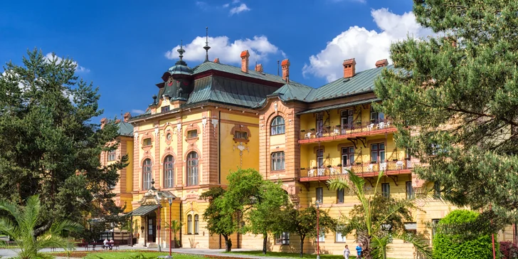 Penzión sa nachádza priamo nad Kolonádou Bardejovských kúpeľov.