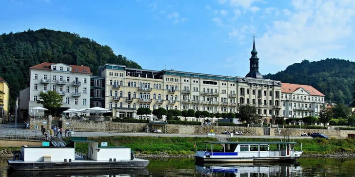 Lázeňském město Bad Schandau. 
