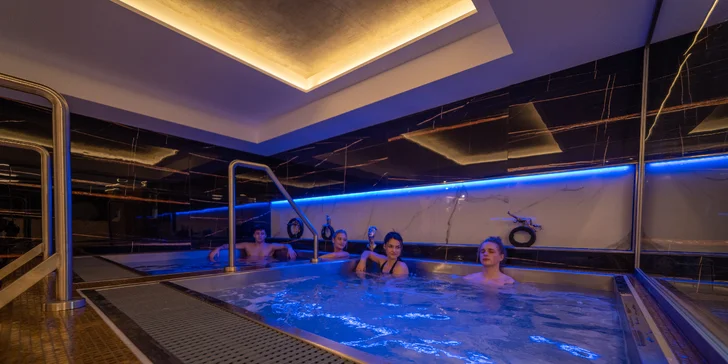 Využite vírivé vane vo wellness zóne, ktoré sú doplnkom k nerušenému relaxu.