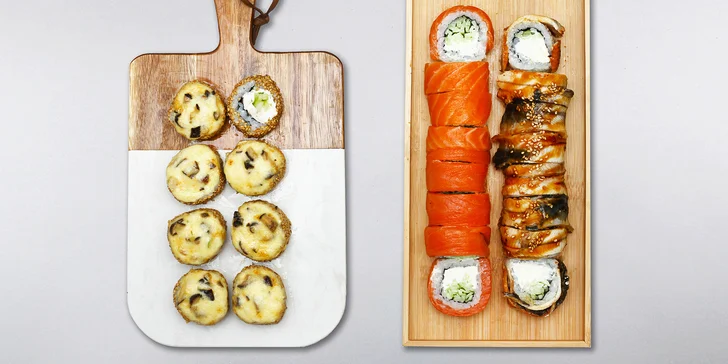 Sushi sety z Vazari sushi: klasické maki i netradiční rolky s rozvozem