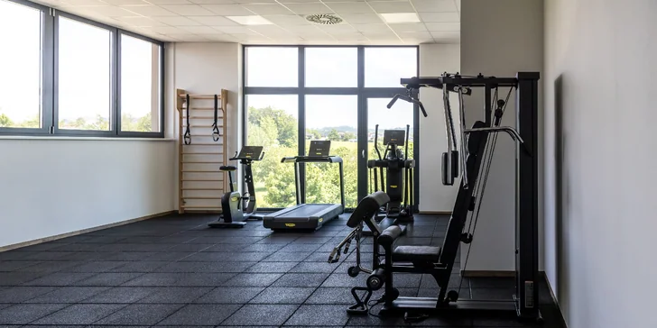Kedykoľvek môžete zájsť aj do fitness.