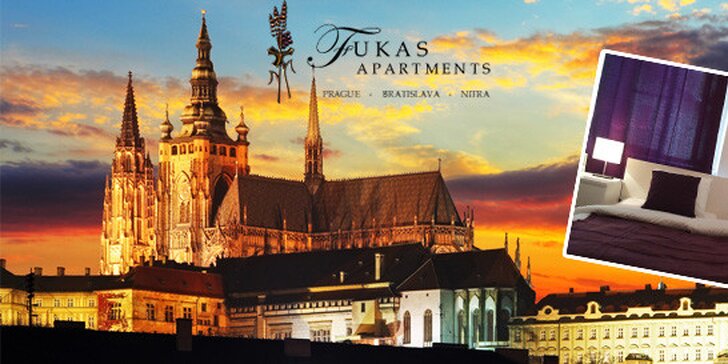 2denní pobyt pro dvě osoby v romantických apartmánech v centru Prahy